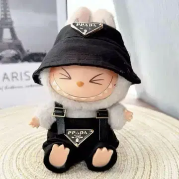 라부부 labubu 모자 달린 오버롤