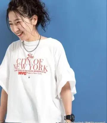 니코앤드 인기 스태프 프로듀스 기획 NYC 프릴 T셔츠