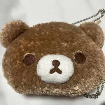 갈색 아기 곰 봉제 인형 멀티 미니백