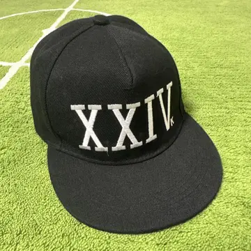 브루노 마즈 XXIV 자수 야구 모자 블랙 프리 사이즈