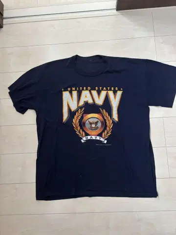 빈티지 1995 미국 해군 싱글 스티치 사이즈 XL