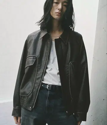ARTIFICIAL GRAIN FLIGHT BLOUSON