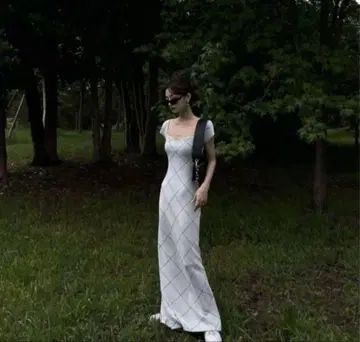 melt the lady fleeting check dress