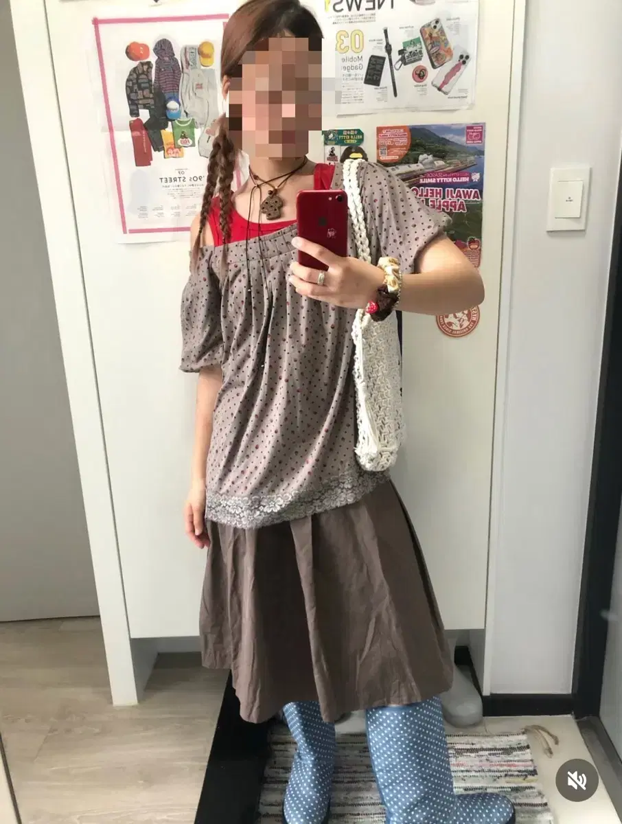 Child Magazine Chamee Hippie Strawberry Vintage Coordination Set