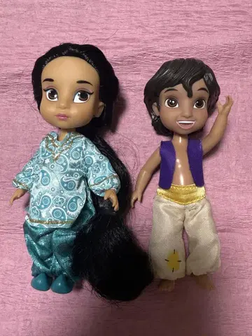 알라딘과 재스민 애니메이터 미니 인형