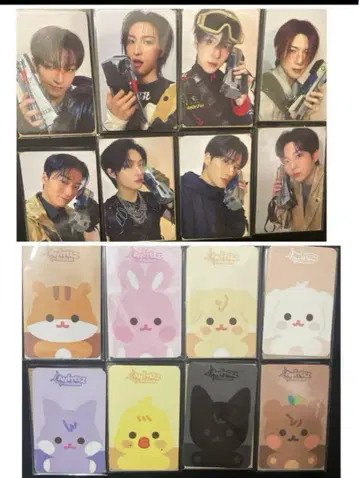 ateez aniteez treasure 플랫 퍼 트레이딩 카드