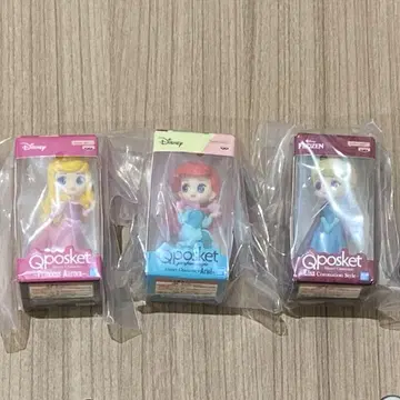 Qposket 미니어처 컬렉션 3 오로라 아리엘 엘사