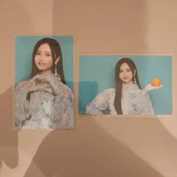 노기자카46 네이블 오렌지 미니 브로마이드 이노우에 나기 세미 컴프