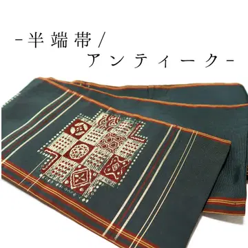 [w13] 반폭 오비 앤티크 오비 기모노 할인