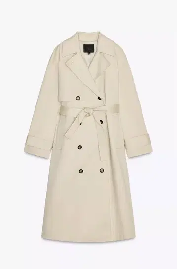 [ 미사용 새상품 ] Zara 롱 기장 오버 사이즈 트렌치 코트