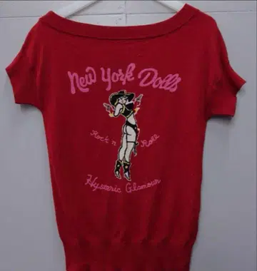 hysteric glamor 원숄더 니트