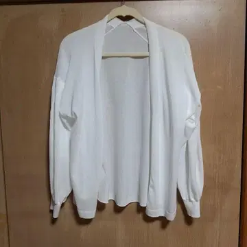 쿠미쿄쿠 L 시어 니트 돌먼 슬리브 가디건 6