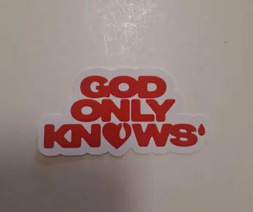 GOD ONLY KNOWS 스티커 이와타 타카노리