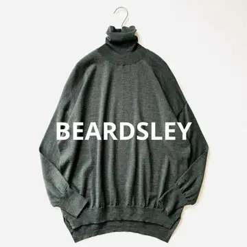 새상품급 비어즐리 BEARDSLEY 하이 게이지 터틀넥 니트