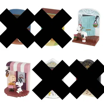 스누피 PEANUTS 도어 스토리 리멘트 피규어