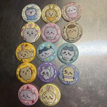 치이카와 자수 캔뱃지 컴플리트 전 종류