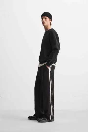 미사용 ZARA 팬츠 사이드 라인