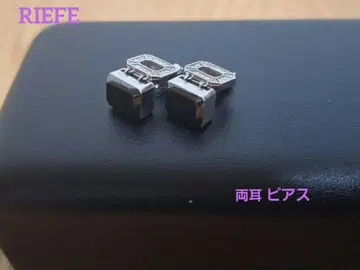 [ RIEFE ] K10 SV925 다이아 귀걸이 양쪽 귀