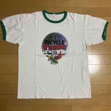 에이즈 계몽 차리티 레드 리본 링거 T셔츠 구제 의류