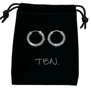 TEN. 인터포즈 귀걸이 후프 귀걸이 silver925 실버