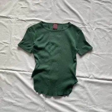 고티에 진스 타이트 핏 S/S 탑