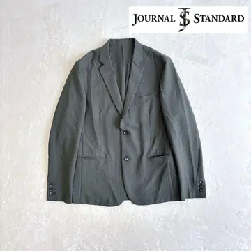JOURNAL STANDARD 테일러드 자켓 시어서커 L 카키