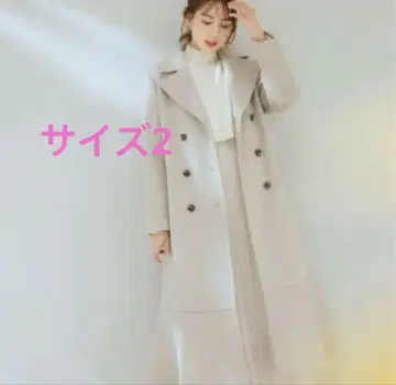 릴리안 캐럿 롱 코트 아우터 베이지