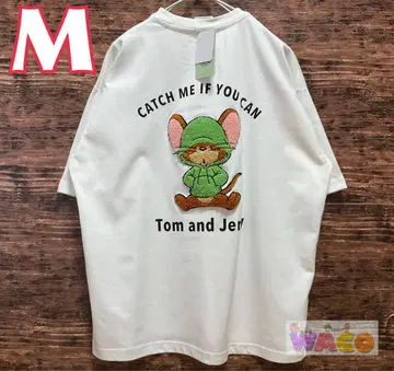 톰과 제리 여성용 T셔츠 사가 반팔 애니메이션 타피 의류