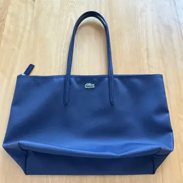 Lacoste 네이비 라지 사이즈 토트백