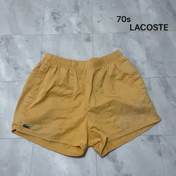 70s LACOSTE 라코스테 하프 팬츠 숏팬츠 자수 숏 기장