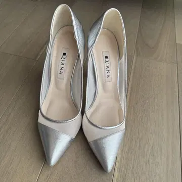 [ DIANA ] 다이애나 하이힐 실버 시어 메쉬 22cm