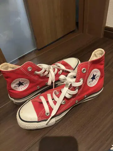 Converse All Star 레드 하이컷