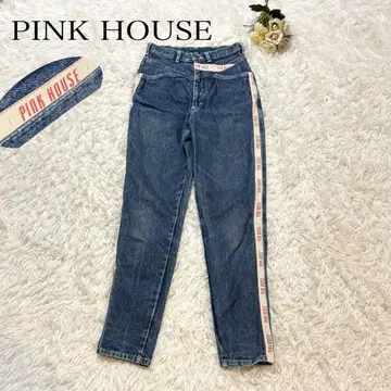 PINK HOUSE 핑크하우스 스트레이트 데님 팬츠 아이보리