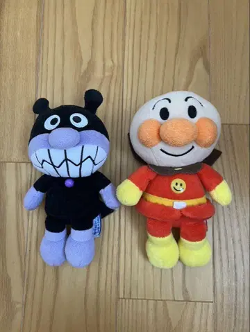 호빵맨 세균맨 봉제 인형 세트