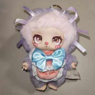 Liila 리라 셰프 고양이 시리즈 봉제 인형 보라색 퍼플 핑크