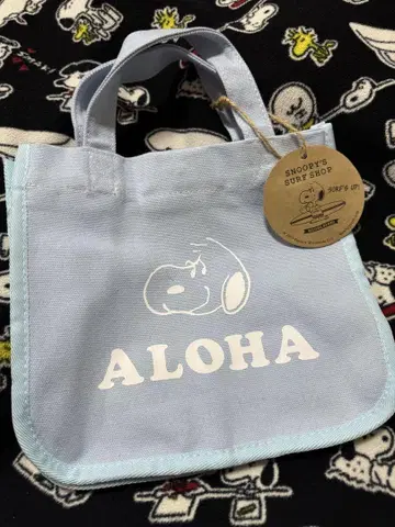 스누피 ALOHA 토트백
