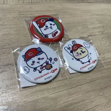 치이카와 (먼작귀) 히로시마 카프 캔뱃지 2개