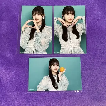쿠보 시오리 네이블 오렌지 미니 브로마이드 컴프