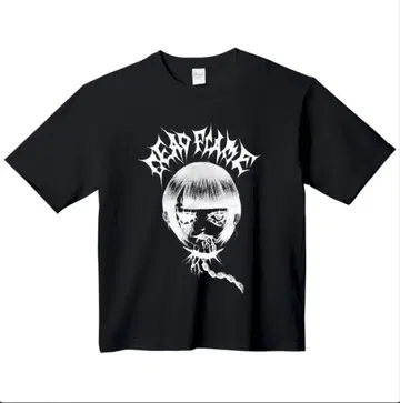DEAD FLAME 빅 실루엣 T셔츠
