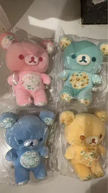 미개봉 새상품 당신을 생각하는 포근 봉제 인형 (S) 4개 세트