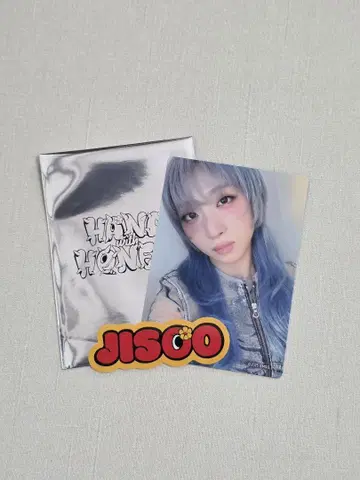 JISOO 지수 포토 카드 HANA 팬미 트레이딩 카드 [ 1/4 ]