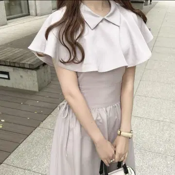케이프 디자인 원피스