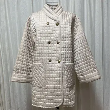 HIGH CLASSIC 퀼팅 코트 여성용 베이지