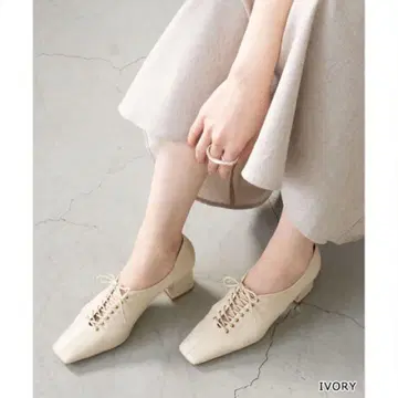 RANDA 레이스업 힐 신발