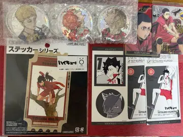 하이큐 쿠로오 네코마 점프 GIGA 신작 캔뱃지 브로마이드