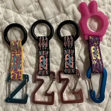미사용 Zepp 드링크 홀더 키링 카라비너 홀더 4종