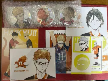 하이큐 츠키시마 야마구치 점프 GIGA 신작 캔뱃지 브로마이드