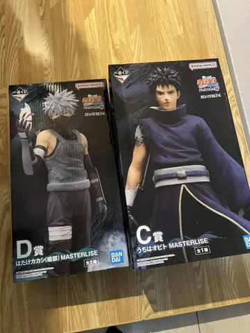 NARUTO MASTERLISE 우치하 카카시 오비토 피규어 세트