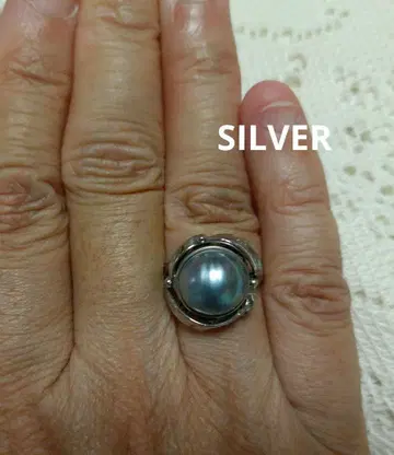 펄 SILVER 반지