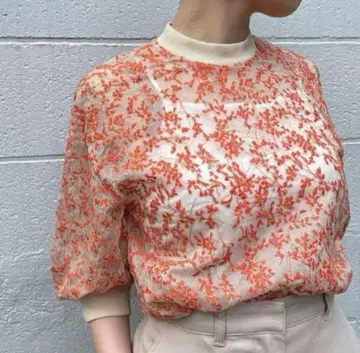 FLORET EMBROIDERY COMPACT TOPS CLANE